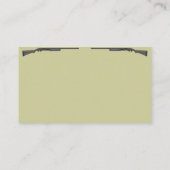 Carte de profil d'entreprise Chasse au chien et au (Dos)