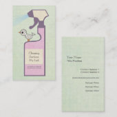 Carte de profil d'entreprise du service de nettoya (Devant / Derrière)