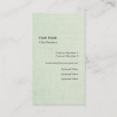 Carte de profil d'entreprise du service de nettoya (Dos)