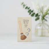 Carte de profil d'entreprise du service de nettoya (Debout devant)