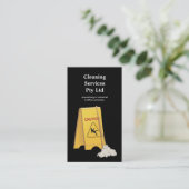 Carte de profil d'entreprise du service de nettoya (Debout devant)