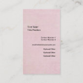 Carte de profil d'entreprise du service de nettoya (Dos)