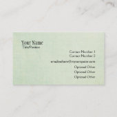 Carte de profil d'entreprise du service de nettoya (Dos)