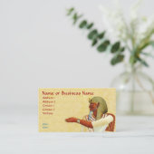 Carte de profil d'entreprise égyptienne Pharaoh An (Debout devant)