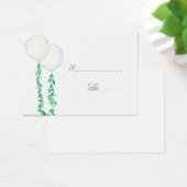 Carte de profil des ballons d'aquarelle mariage (Bureau)