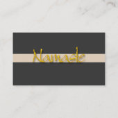 Carte de profil des guérisseurs holistiques (Dos)