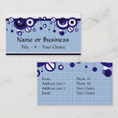 Carte de profil Designer (Devant / Derrière)