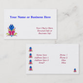 Carte de profil Designer (Devant / Derrière)