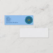 Carte de profil d'étoile d'Indira (Devant / Derrière)