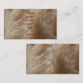 Carte de profil d'herbe sauvage (Devant / Derrière)