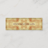 Carte de profil Diamants géométriques (Dos)