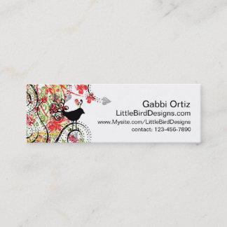 Carte de profil d'oiseau, carte de mise en réseau