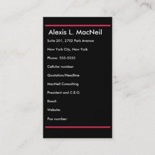 Carte de profil Dramatic Red Tulips