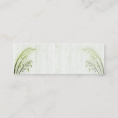 Carte de profil du muguet (Dos)