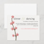 carte de profil du site mariage cerisier fleurie (Devant / Derrière)