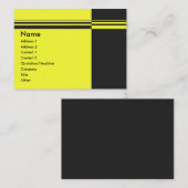 Carte de profil Elegant Stripes (Devant / Derrière)