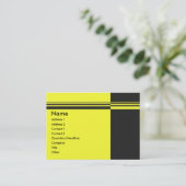 Carte de profil Elegant Stripes (Debout devant)