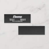 Carte de profil en métal (Devant / Derrière)