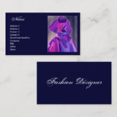 Carte de profil "Fashion Designer" (Devant / Derrière)