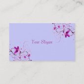 Carte de profil Floral Deco (Dos)