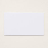 Carte de profil Ghost White (Devant)