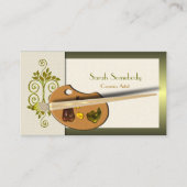 Carte de profil graphique Palette Artistes (Devant)