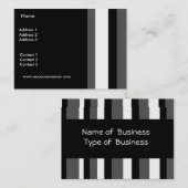 Carte de profil Gris gris blanc noir (Devant / Derrière)