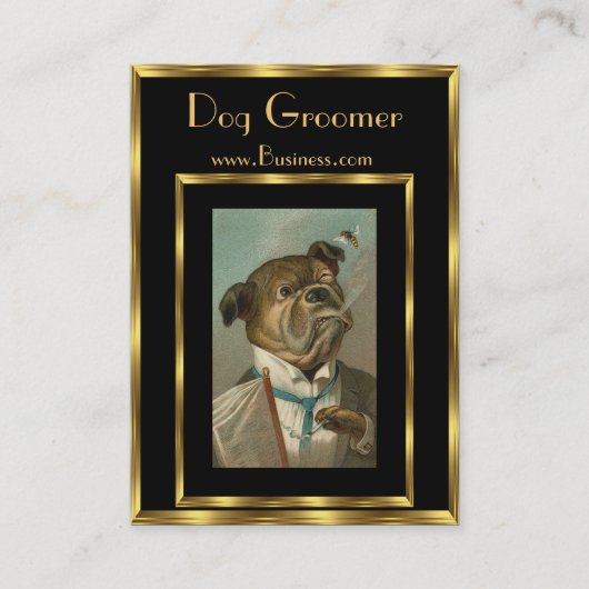 Carte de profil Groomers à chiens Vintages 2 (Devant)