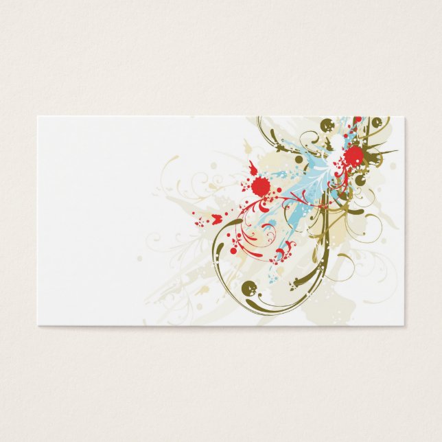 Carte de profil Grungy (Devant)