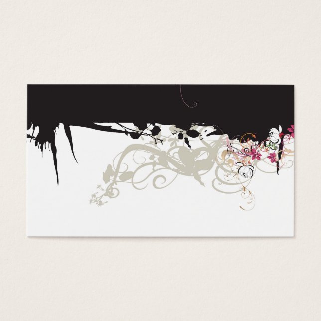 Carte de profil Grungy (Devant)