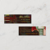 Carte de profil GUITAR "mini-RED" (Devant / Derrière)