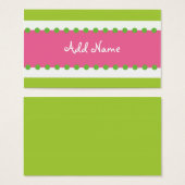 Carte de profil Hip Chic (Devant & derrière)