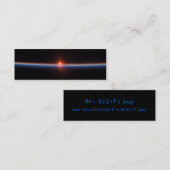 Carte de profil Horizon de la Terre (Devant / Derrière)