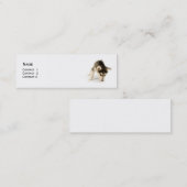 Carte de profil Husky Puppy (Devant / Derrière)