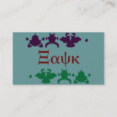 Carte de profil Jack (Dos)