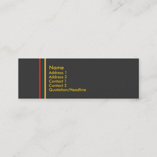 Carte de profil Jiao #2 (Devant)