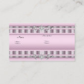 Carte de profil Joyau d'argent rose doux pour affa (Dos)