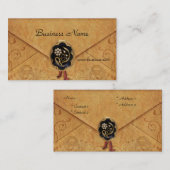 Carte de profil Joyau d'enveloppes d'antiquités po (Devant / Derrière)