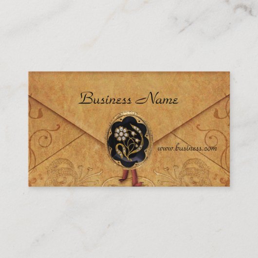 Carte de profil Joyau d'enveloppes d'antiquités po (Devant)