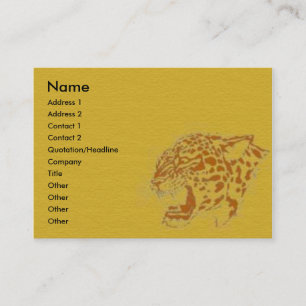 Carte de profil Leopard