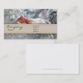 Carte de profil - licorne (Devant / Derrière)