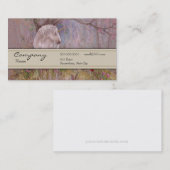 Carte de profil - licorne (Devant / Derrière)