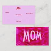 Carte de profil Maman Rose Rose I (Devant / Derrière)