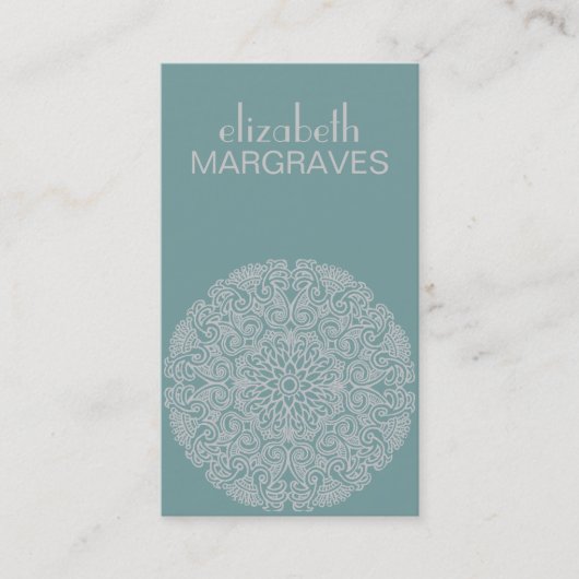 Carte de profil Mandala (Devant)