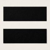 Carte de profil Mini noire (Devant & derrière)
