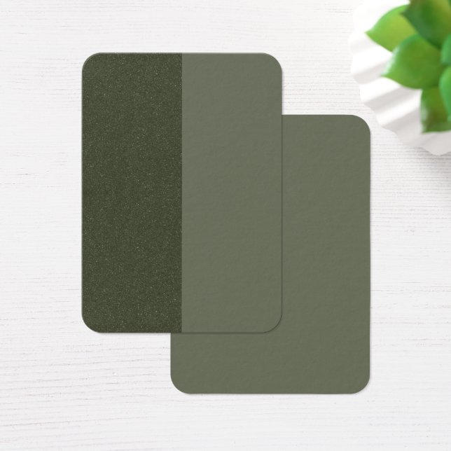 Carte de profil Moss Green double finition personn (Bureau)
