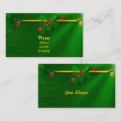 Carte de profil Noël Déco (Devant / Derrière)