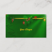 Carte de profil Noël Déco (Dos)