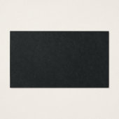 Carte de profil noir Premium (Dos)