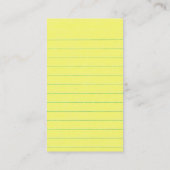 Carte de profil/note ! Yelbk d'AnalogTwtr rayé (Dos)